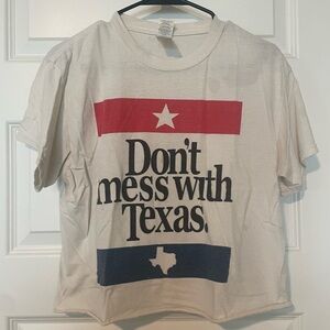 Don't Mess with Texas crop top